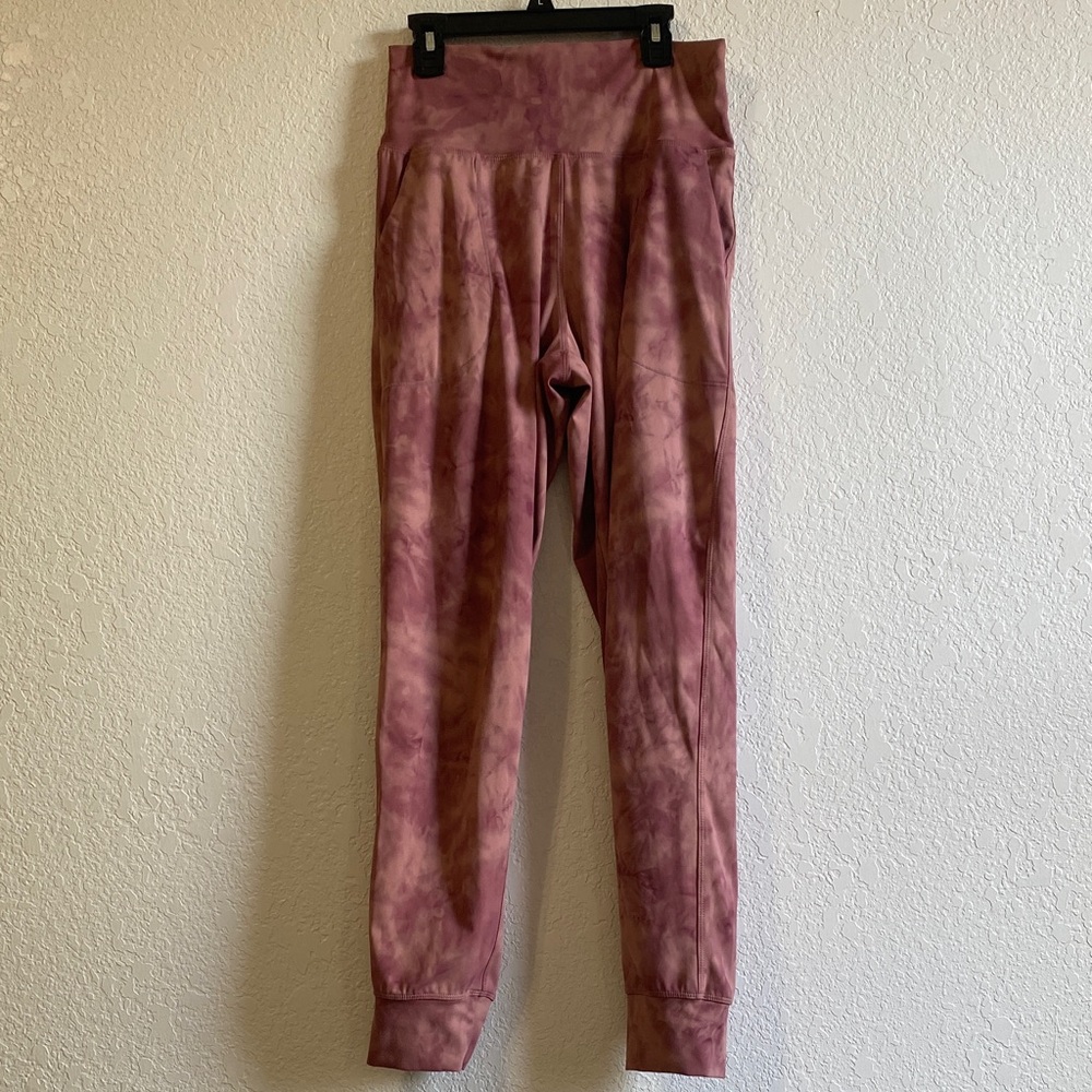 Women's Tie-Dye Joggers in pink
